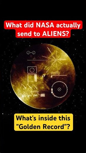 NASA’s Gift to the aliens #shorts #goldenrecord #nasa