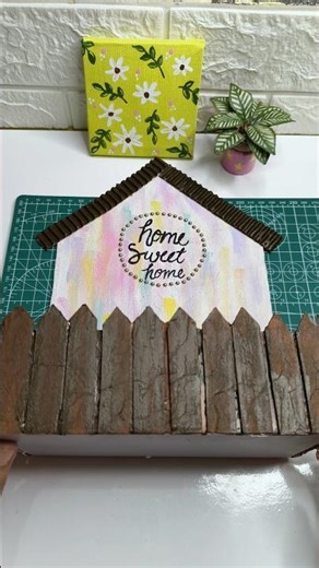 DIY Home decor 🏡 #shorts #diy #art #viralvideo #trending #asmr #satisfying #handmade