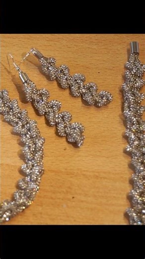 𝗠𝗮𝗰𝗿𝗮𝗺𝗲 Rhinestone Jewelry earring Makramee Schmuck Ohrring Макраме Серги из стразового шнура