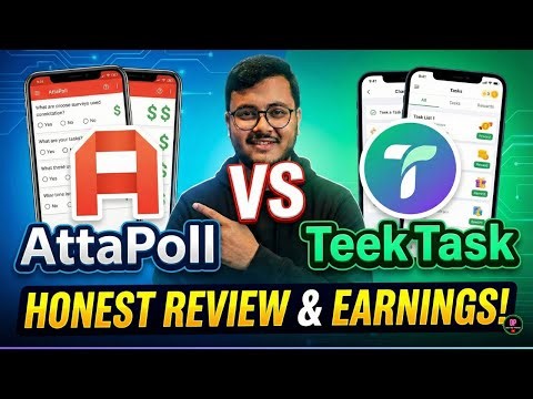 AttaPoll vs Teek Task | Honest Review & How These Apps Work