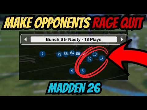 OVERPOWERED PASSING SCHEME! Gun Bunch Str Nasty Mini Scheme | Madden 26 Tips & Tricks
