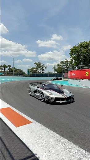 The Ferrari FXXK EVO and Ferrari FXX side by side at Ferrari Racing Days.