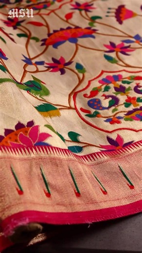 Experience the luxury of our exquisite blended paithani Brocade fabrics and take your designs to the next level. Browse our collection now and discover the perfect fabric for your next design. Product Code: 6631232 🌐 Shop online at www.mysoresareeudyog.com Check out for more collections @mysoresareeudyog Visit us in 📍 Bangalore | Commercial Street 📍 Hyderabad | Jubilee Hills You can DM us to place an order for these fabrics🛒 📲 Connect with us on WhatsApp at 91 8722209017 Video Shopping Avai