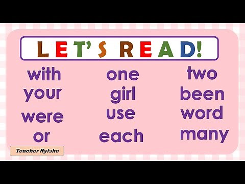 READING PRACTICE FOR GRADE 3 | NEW DOLCH SIGHT WORDS | READING LESSON FOR KIDS | NRP