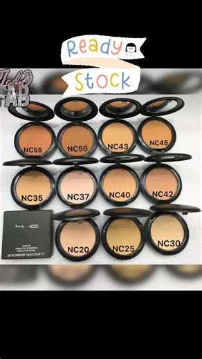 M A C Studio Fix Powder Plus Foundation - 15g Product Specification Brand : Mac Type Of Packaging : Box Finish : Matte Size : 15 gm Form : Powder PRICE : 1800/- Product Description We put Studio Fix Powder Plus Foundation to the ultimate test of seeing how long it wears and, not surprisingly, the formula lasts for a full 12 hours! This one-step powder and foundation gives skin a smooth and even ultra-matte finish with medium-to-full buildable coverage – with a velvety texture that allows skin to