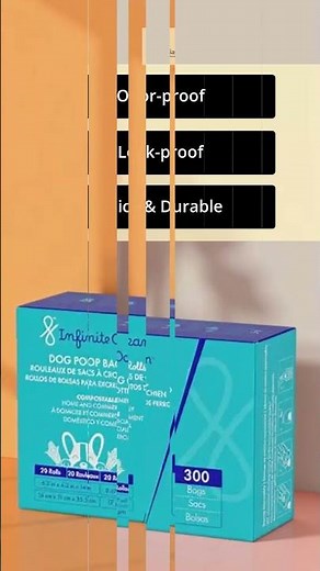 Eco-Friendly Dog Poop Bags: 300 Count