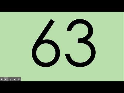 Counting backwards 100 to 1