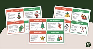 Christmas STEM Challenge Cards