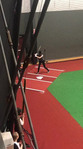 indoor tournament homer! #fyp #softball #baseball #notonething