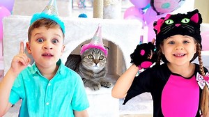 Diana and Roma love their cat and have the best fun stories to share, with their adorable feline friend joining in on all the adventures 🐾🎉 #DianaShow #CatStories #FunnyStories #KidsEntertainment #AdventuresWithCat #kidsdianashow dsdiana | Kids Diana Show