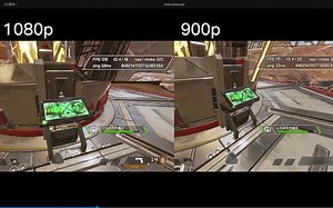 Apex Legends画质对比 1080p对比900p
