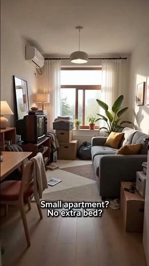 Folding Sofa Bed Convertible Sleeper Chair Bean Bag Lounge Tufted for Apartment Living Room Bedroom
