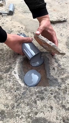 Roof Hole Sealing and Mortar Repair Process..,💪 .... #RoofRepair #MortarWork #LeakFixing #ConstructionProcess #HomeMaintenance | BrainBuzz TV