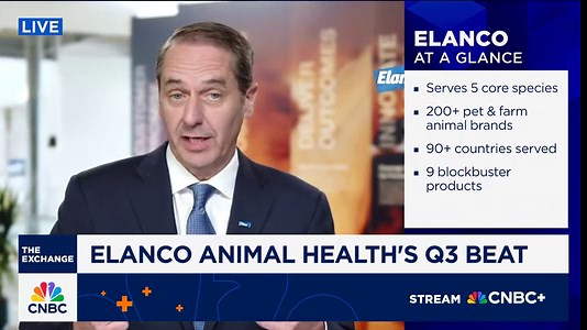 Elanco Animal Health CEO: Seeing a willingness to spend, durability even in 'consumer tested' time