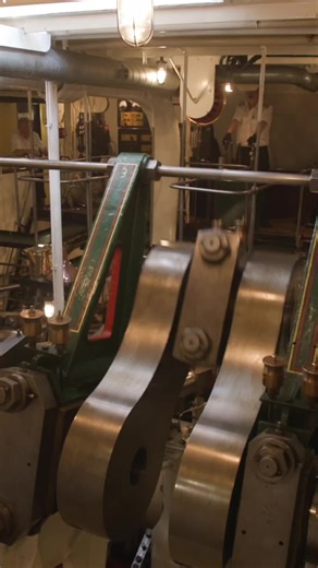 When you step aboard Waverley, you’ll witness her mighty triple expansion steam engine, delivering 2,100 horsepower. The beating heart of Waverley in full view 🚢 www.waverleyexcursions.co.uk