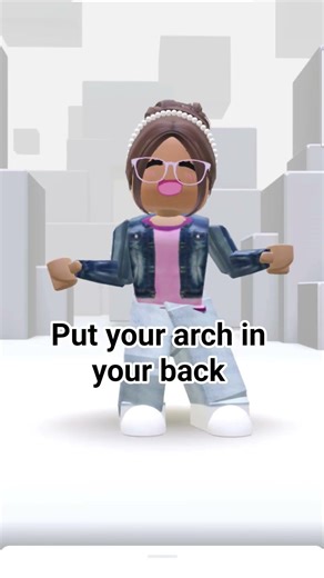 put your arch in your back 😊