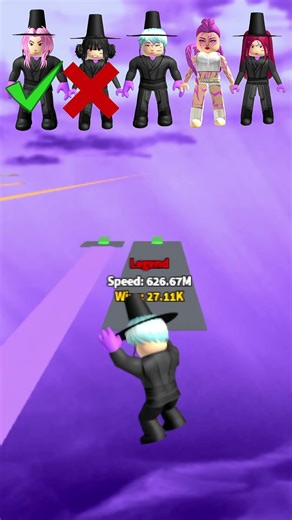 Roblox Challenge Speed Runner | Rumi & Friends Demon Hunters #shorts #roblox #challenge