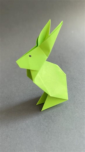 Einfache Anleitung für einen Origami-Osterhasen 🐰 – Papierhasen zum Selberbasteln