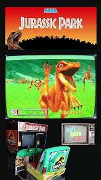 Jurassic Park (Arcade) - Gameplay #GamingShorts #Nostalgia #90s #Sega #RetroGaming