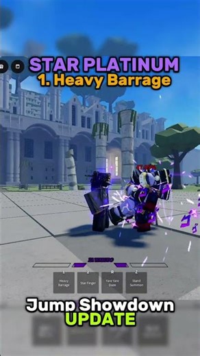 SECRET 1% Jump Showdown Update CHARACTER JOTARO/STAR PLATINUM Showcase #roblox #jjs #tsb #fyp #tsbg