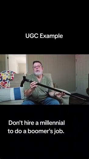 Some products and services require a mature voice. #ugc #ugccreator