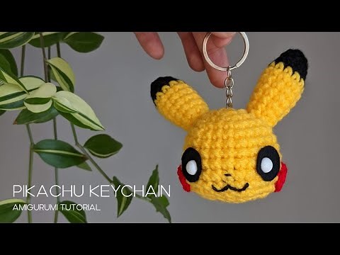 Pikachu Keychain Amigurumi Tutorial