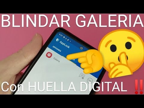 📱👉📸 Como PROTEGER la GALERÍA de ANDROID con HUELLA DIGITAL FÁCIL y RÁPIDO
