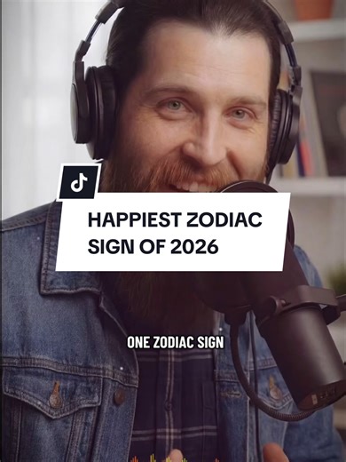 The HAPPIEST ZODIAC sign of 2026. #zodiac #astrology #happiest #sign #2026