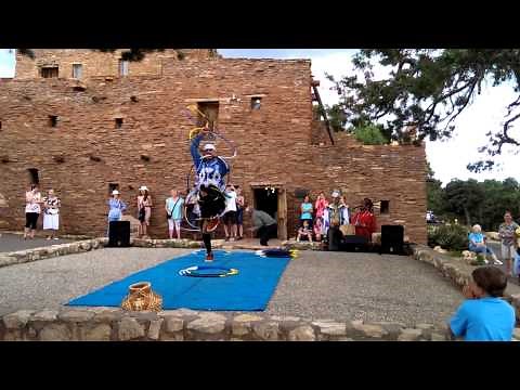Navajo Dancers "Hoop Dance" at Hopi House, Grand Canyon Village
