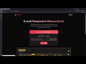 Como Fazendo Verificação pra entrar na conta Firemail no discord!! 2025