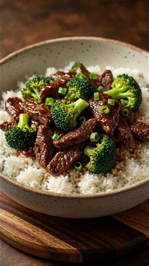 Better Than Takeout Beef & Broccoli Bowl 🔥 #healthybytes #foodshorts #viralrecipe