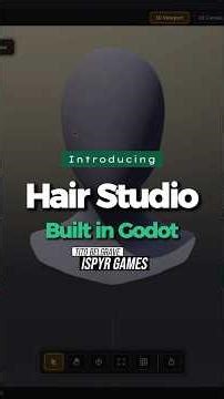 Introducing Hair Studio - A Hard Card Tool Built in Godot