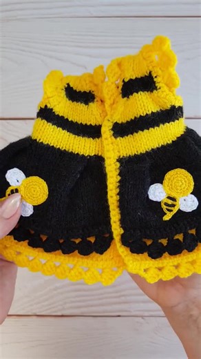 Knit Bee Outfit Pattern for Bunny or Bear Toy (PDF) - Etsy