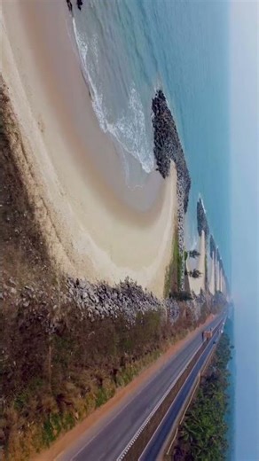 This drone video captures the unique beauty of one of India’s most scenic coastal drive.