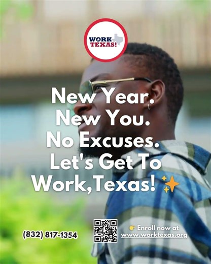 New Year. New You. No Excuses. Let's Get To Work,Texas! ✨