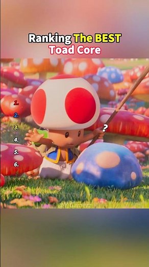 Ranking The Best Toad Core 🍄🤏#ranking #ranked #supermariobros #funny