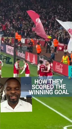 Arsenal Winning Goal, Fans went M@d #goalhighlights