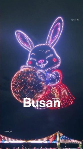 🌕🐇 ‘Moon Rabbit' Happy Chuseok! Drone Show Korea