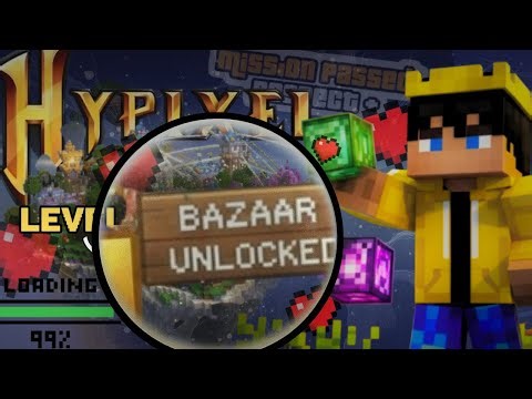 From Level 0 to BAZAAR Unlock | Hypixel SkyBlock INSANE Progression