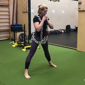 Hit the legs and booty from all the angles with this squat complex. 3 from each position, for three rounds. Chains are optional, they are functional but most importantly they look really badass. Save and give it a try during your next session. http://ambitionathletics.com/new-years #ambitionathletics #bettereveryday #happyhumpday | Ambition Athletics