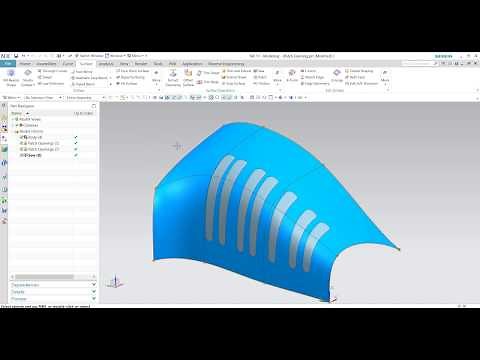 Patch Openings command in NX