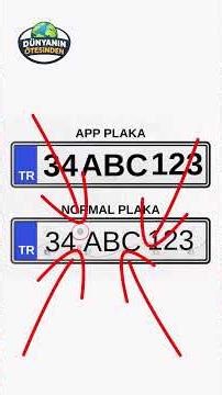 The fine for an APP license plate is not 140,000 TL!