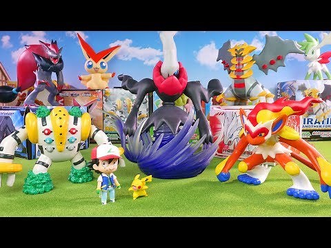 Pokemon Toys - Big Figure Collection Unboxing - Darkrai , Regigigas , Giratina , Zoroark