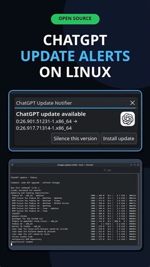 ChatGPT Linux App Update Alerts — Open-Source Notifier