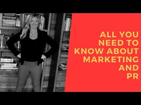 What is the difference between PR and marketing?