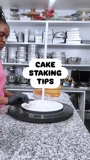 A stable structure is the most important part of your cake design. Mastering the techniques to achieving a stable structure is so easy and the knowledge is free. Poly-Dowels and the dowel guide are available on our website, and the link is in the bio. Happy Stacking #angyonocakes #cakedecorating #caketutorial #cakestyling | Angyono Custom Cakes