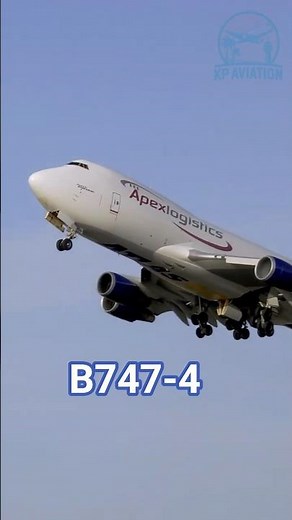 Huge Boeing 747-4 Apex Logistics Takeoff from Miami Airport-Incredible Power! #aviation #boeing747