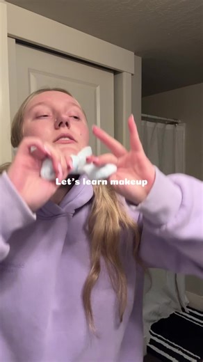 Learn makeup w me #makeup #college