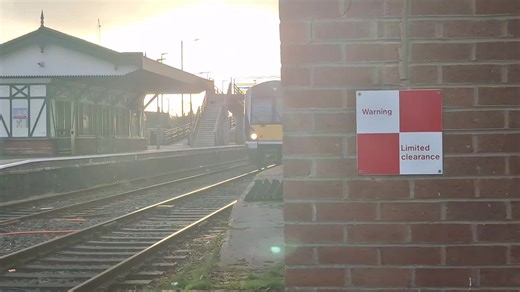 4015 NIR class 4000 leaving antrim station for derry-londonderry doing the 09:47 service (09:49)