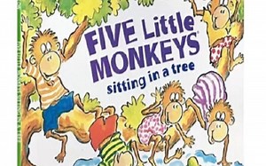英文儿歌—Five Little Monkeys Sitting In A Tree